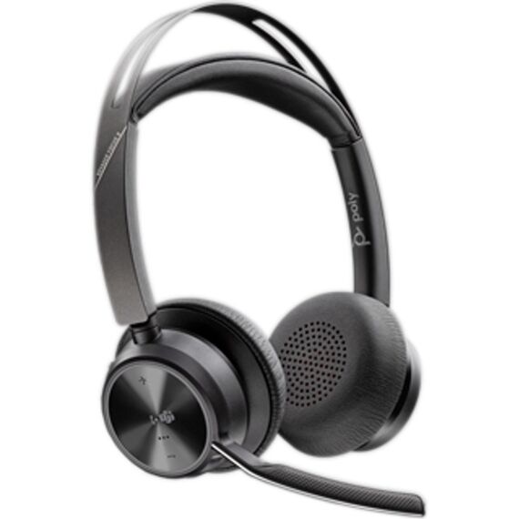 HP Poly Voyager Focus 2 USB-C-C-Headset, für Microsoft Teams zertifiziert, + USB-C/A-Adapter +Ladestation, 13 image