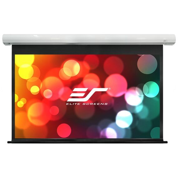 Elite Screens "Saker SK120XHW-E10" Motorleinwand Premium 265,7cm x 149,6cm (BxH) 16:9, 2 image
