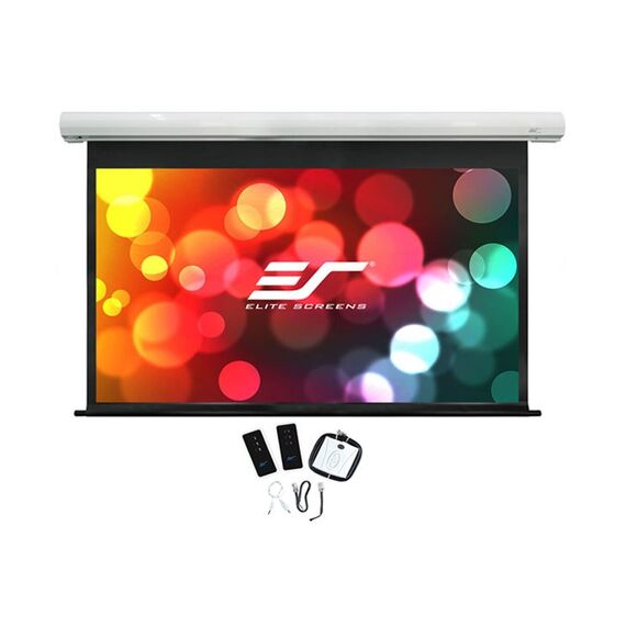 Elite Screens "Saker SK84XHW-E12" Motorleinwand Premium 185,9cm x 104,6cm (BxH) 16:9