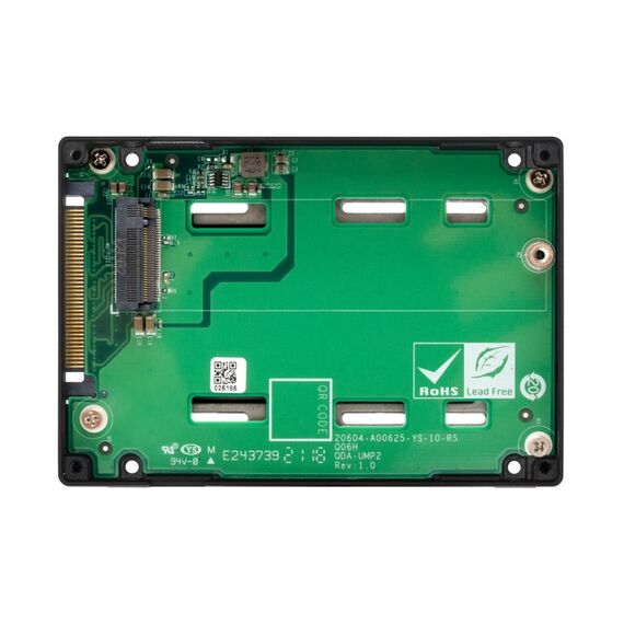 QNAP QDA-UMP4 Speicherlaufwerksgehäuse SSD-Gehäuse Schwarz 2.5", 3 image