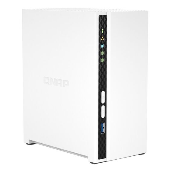 QNAP TS-233 NAS & Speicherserver Tower ARM Cortex-A55 2 GB 0 TB QNAP QTS Weiß