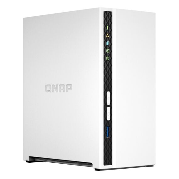 QNAP TS-233 NAS & Speicherserver Tower ARM Cortex-A55 2 GB 0 TB QNAP QTS Weiß, 2 image