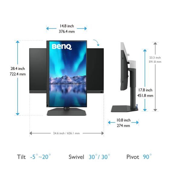 BenQ SW272QN, 5 image