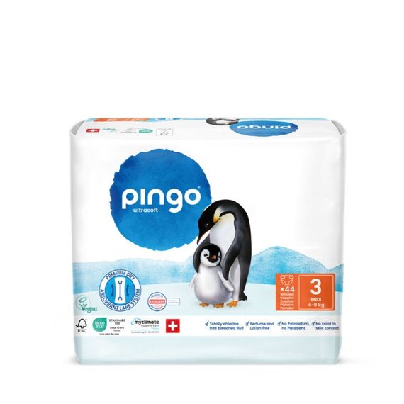 Pingo 0437-00 Wegwerfwindel Junge/Mädchen 3 44 Stück(e)