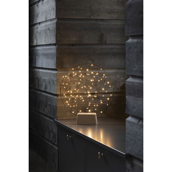 Konstsmide LED Metalll. Ring Holz, 3 image