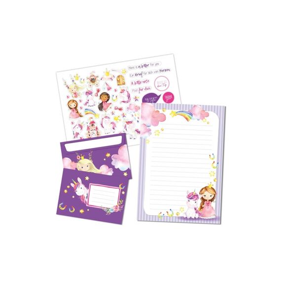 Papierdrachen Briefblock Set