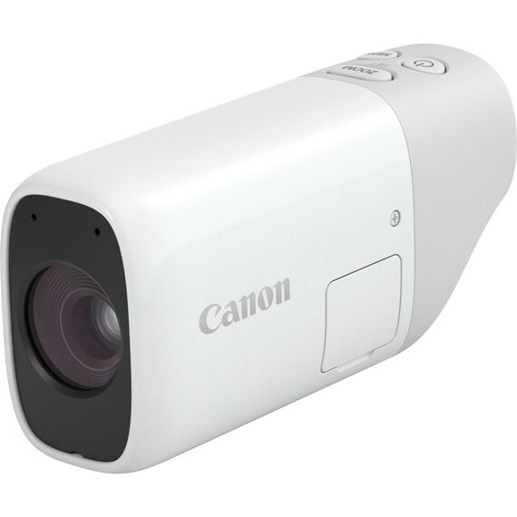 Canon PowerShot ZOOM kompakte Telezoom-Kamera im Spektiv-Stil Basis Kit, Weiß