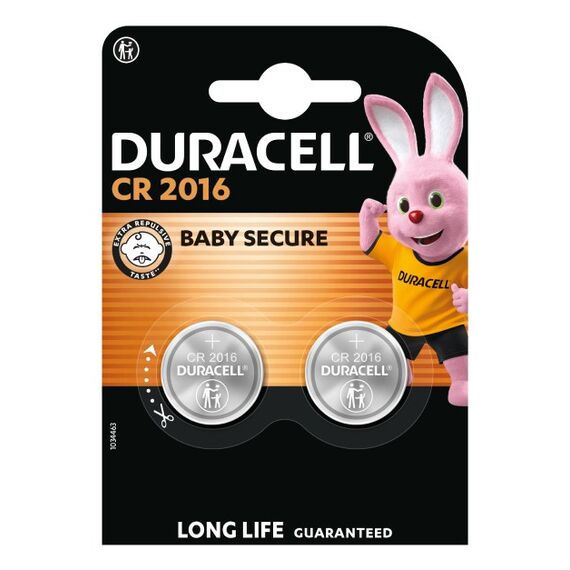 Duracell Knopfzelle CR2016 B2 Lithium