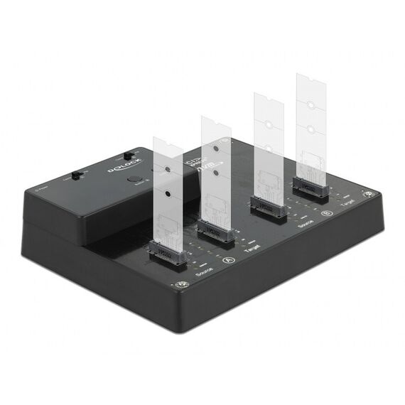DeLOCK M.2 Dockingstation für 4 x M.2 NVMe PCIe SSD mit Klon Funktion, 4 image