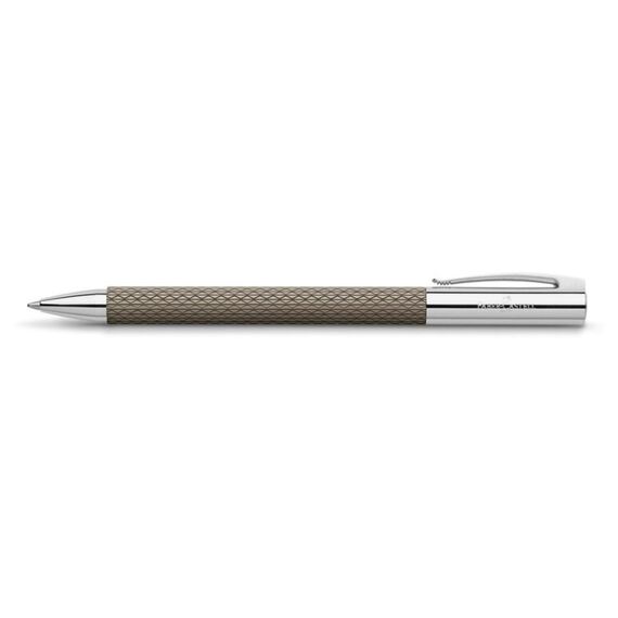 Faber-Castell AMBITION OpArt Schwarz Kugelschreiber mit Druckeinzugsmechanik Fettdruck, 2 image