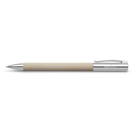 Faber-Castell AMBITION OpArt Schwarz Kugelschreiber mit Druckeinzugsmechanik Fettdruck, 2 image