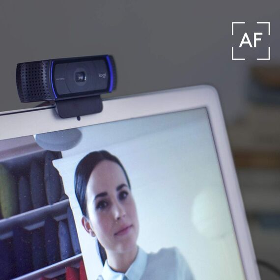 Logitech C920 Pro HD Webcam 3 MP 1920 x 1080 Pixel USB Schwarz, 10 image