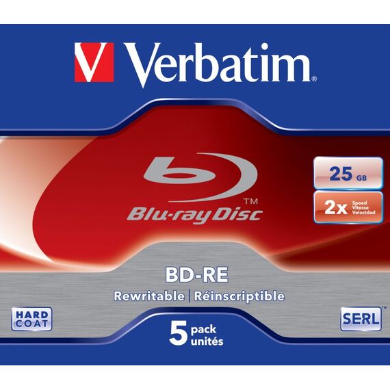 Verbatim 43615 Leere Blu-Ray Disc BD-RE 25 GB 5 Stück(e)