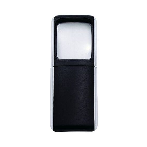 Wedo Rectangle Magnifier with LED light Vergrößerungsglas 3x Schwarz