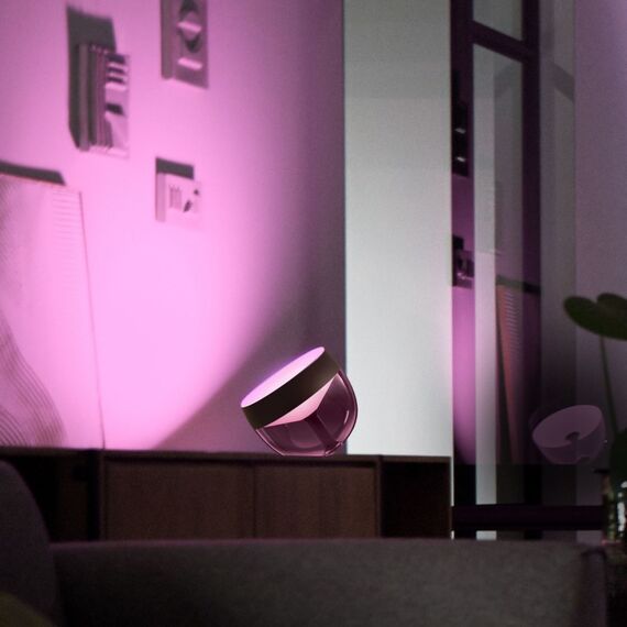 Philips Hue White and Color ambiance Iris Tischleuchte schwarz, 6 image