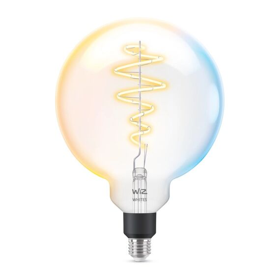 WiZ Filament-Lampe in Kugelform, transparent, 40 W G200 E27
