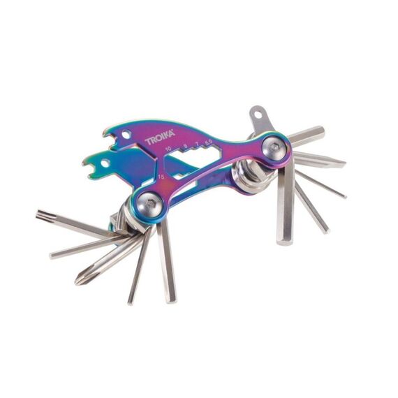 TROIKA BTL15/MC Multi-Tool-Zange Taschengröße 18 Werkzeug Mehrfarbig, 2 image