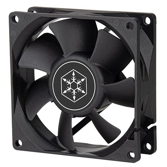 Silverstone FN80 Computergehäuse Ventilator 8 cm Schwarz 1 Stück(e)