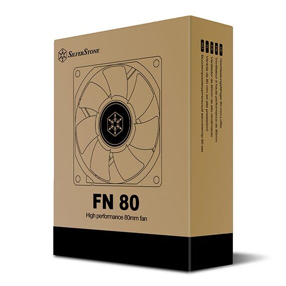 Silverstone FN80 Computergehäuse Ventilator 8 cm Schwarz 1 Stück(e), 7 image