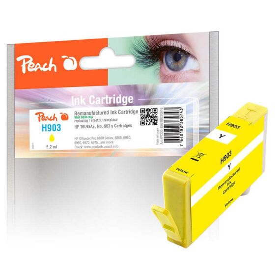 Peach PI300-856 Druckerpatrone 1 Stück(e) Kompatibel Standardertrag Gelb