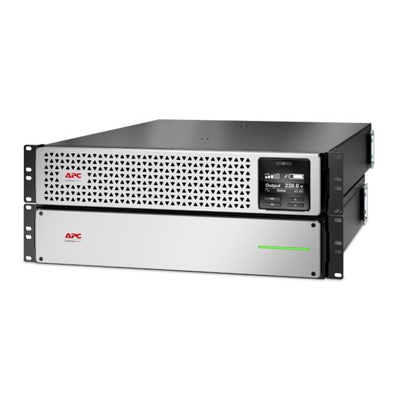 APC Smart-UPS On-Line, 1000VA, Lithium-Ionen, Rackmontage 4HE, 230V, 8x C13 IEC-Ausgänge, Netzkarte, SmartSlot, verlängerte Laufzeit, Rack-Einbausatz
