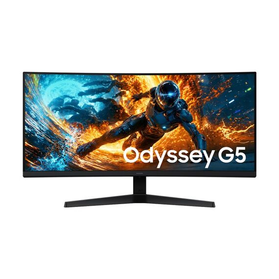 Samsung G55H Computerbildschirm 86,4 cm (34") 3440 x 1440 Pixel UltraWide Quad HD LCD Schwarz