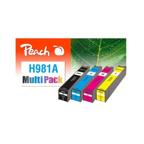 Peach PI300-776 Druckerpatrone 3 Stück(e) Kompatibel Cyan, Magenta, Gelb