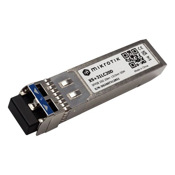 Mikrotik XS+31LC20D Netzwerk-Transceiver-Modul Faseroptik 25000 Mbit/s SFP28 1310 nm