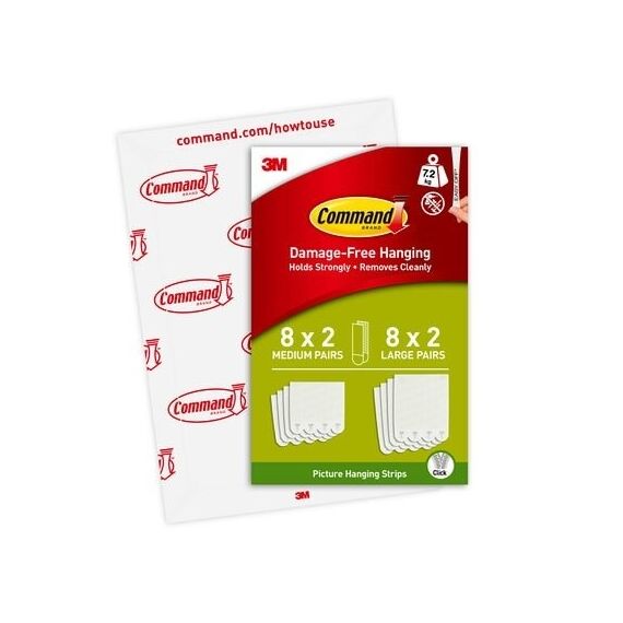 Command PH209-16EU Montageband & -etikett Montagepad