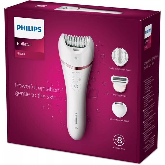 Philips 8000 series Epilator Series 8000 BRE735/00 Epilierer, nass und trocken, 2 image
