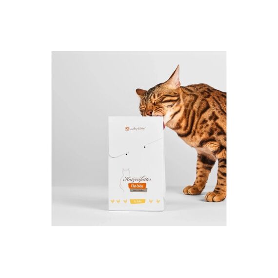 Lucky-Kitty Cat Snack Prem.Stick 100% Filet