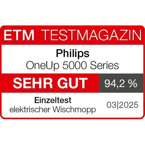 Philips 5000 series OneUp Elektrischer Wischmopp, 19 image