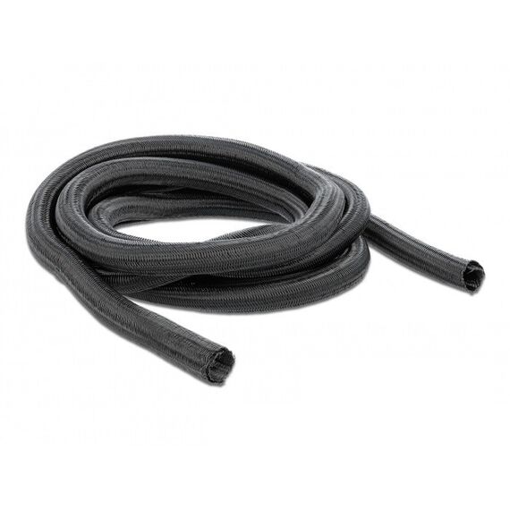 DeLOCK Geflechtschlauch selbstschließend 5 m x 25 mm schwarz