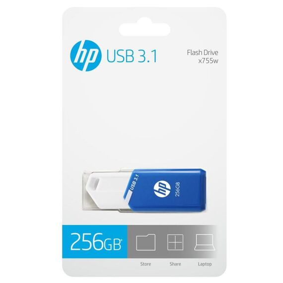 HP x755w USB-Stick 256 GB USB Typ-A 3.2 Gen 1 (3.1 Gen 1) Blau, Weiß, 4 image