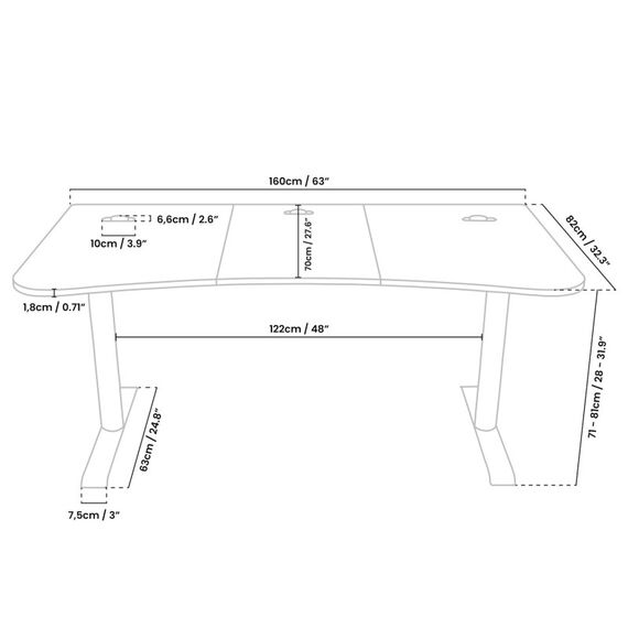 Arozzi Arena Schwarz, 5 image