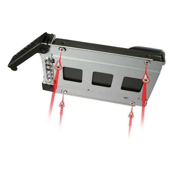 Icy Dock MB991TRAY-B Hard Drive Backplane Schwarz, Silber, 5 image