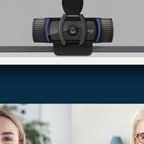 Logitech C920s Pro HD Webcam 1920 x 1080 Pixel USB Schwarz, 4 image