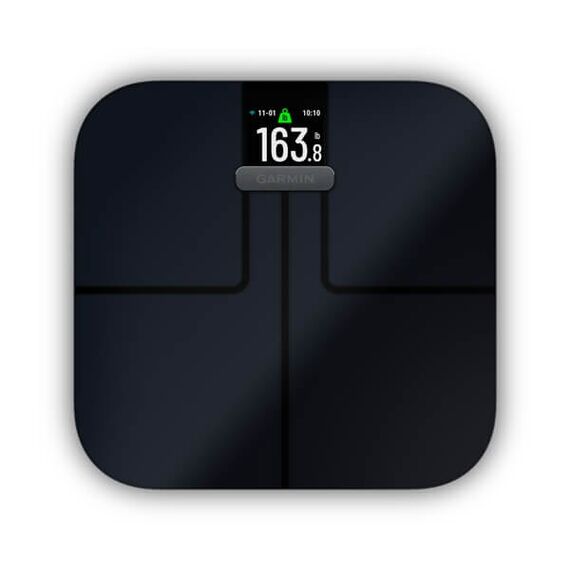 Garmin Index S2 Rechteck Schwarz Elektronische Personenwaage