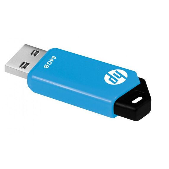 HP v150w USB-Stick 64 GB USB Typ-A 2.0 Schwarz, Blau, 3 image