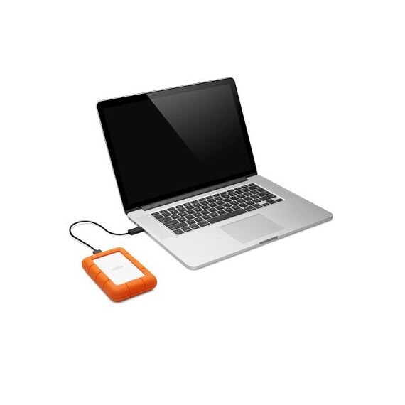 LaCie Rugged Mini Externe Festplatte 2 TB 5400 RPM Micro-USB B 3.2 Gen 1 (3.1 Gen 1) Orange, Silber, 2 image