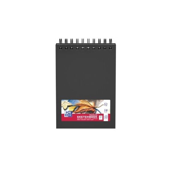 Oxford 400152645 Notizbuch A5 20 Blätter Schwarz