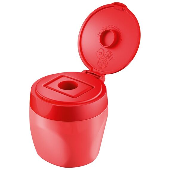 STABILO woody 3 in 1 Manueller Bleistiftspitzer Rot