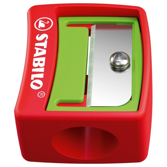 STABILO woody 3 in 1 Manueller Bleistiftspitzer Rot, 4 image