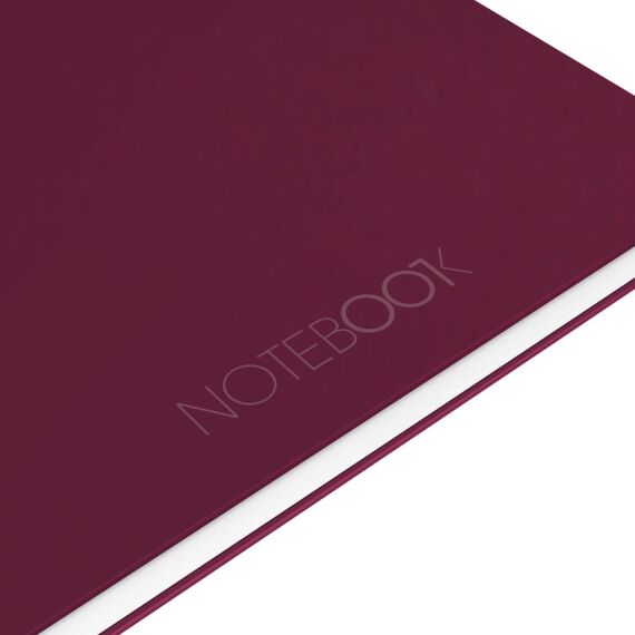 Oxford International Notizbuch A4+ 80 Blätter Burgund, 5 image