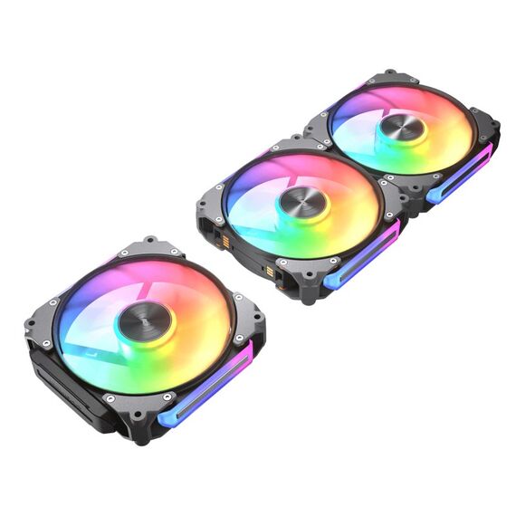 COUGAR Gehäuse Lüfter Apolar 120 ARGB, Reverse Blade, Schwarz (3 in one Package), 2 image