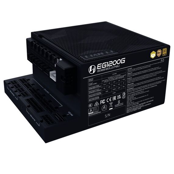 Lian Li EG1200G Netzteil 1200 W 24-pin ATX SFX Schwarz, Farbe: Schwarz