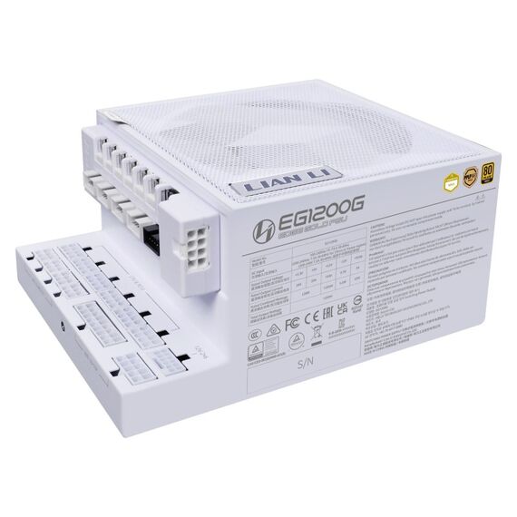 Lian Li EG1200G Netzteil 1200 W 24-pin ATX SFX Weiß, Farbe: Weiß