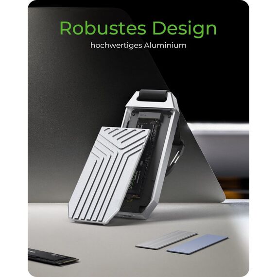 ICY BOX IB-1919M-C42, Type-C® USB4® Gen 3x2 (40 Gbit/s) zu PCIe NVMe M.2 2280 High-Performance SSD Enclosure, 4 image