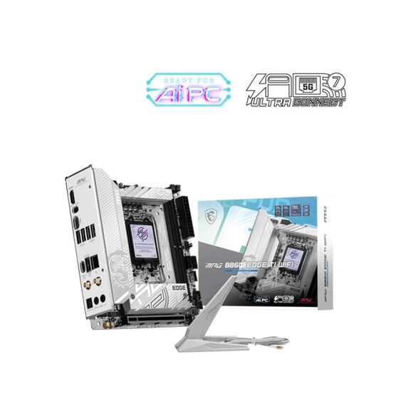 MSI MPG B860I EDGE TI WIFI Motherboard Intel B860 LGA 1851 (Socket V1) mini ITX, 2 image