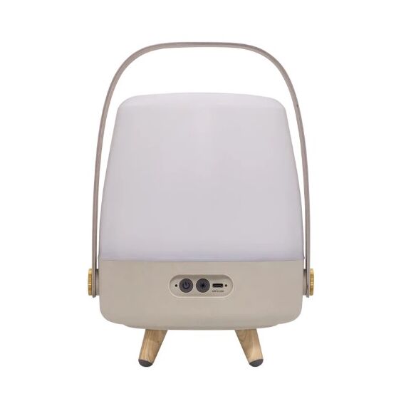 Kooduu Lite-up PLAY Mini Tragbarer Mono-Lautsprecher Sand, Weiß, Holz 8 W, Farbe: Sand, Weiß, Holz, 4 image